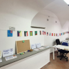 Spazio interno dedicato all’associazione Erasmus Student Network Perugia.