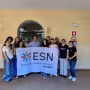 Autorità di ADiSU Umbria e rappresentanti di ESN Perugia durante il momento inaugurale della ESN House con foto di gruppo nella sede istituzionale.