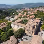 Vista con drone dell'università 