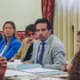 L’Amministratore Unico di ADiSU Umbria, Giacomo Leonelli, insieme ai rappresentanti delle istituzioni, delle università, degli enti locali e delle associazioni di categoria durante l’incontro dedicato al sostegno post laurea e alla valorizzazione dei talenti.