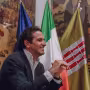 Amministratore Unico durante la conferenza stampa