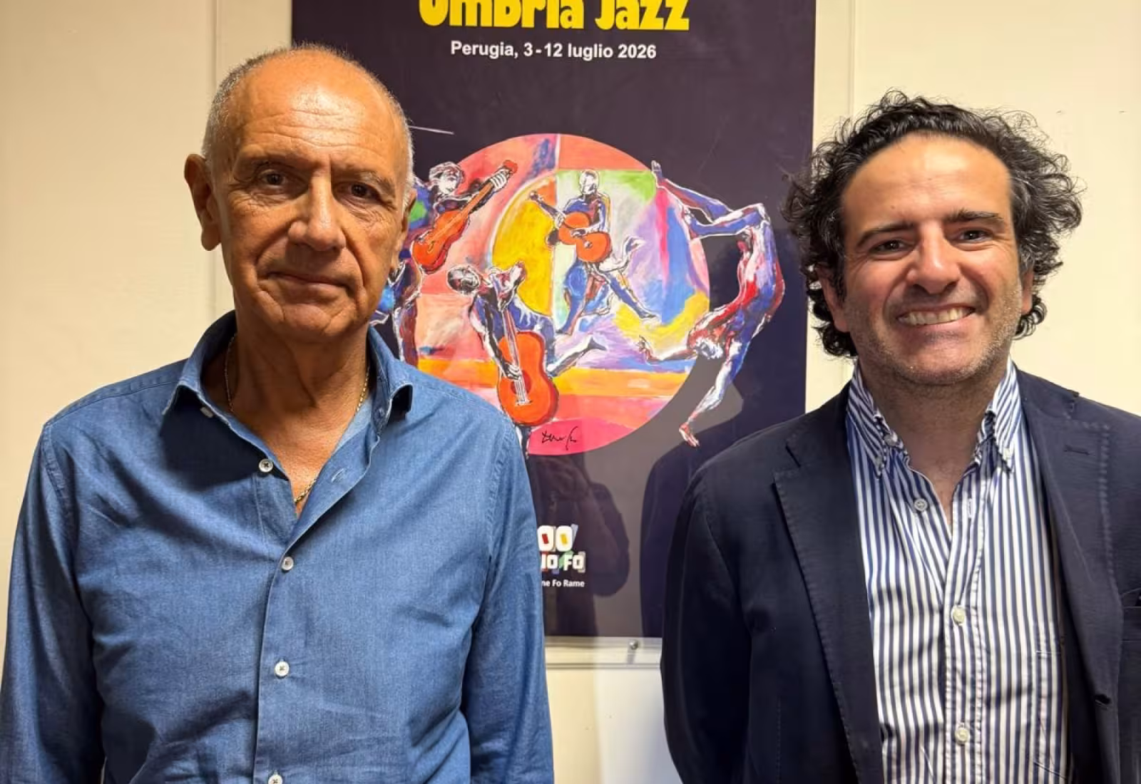 L'Amministratore Unico di ADiSU Umbria e il Presidente della Fondazione Umbria Jazz