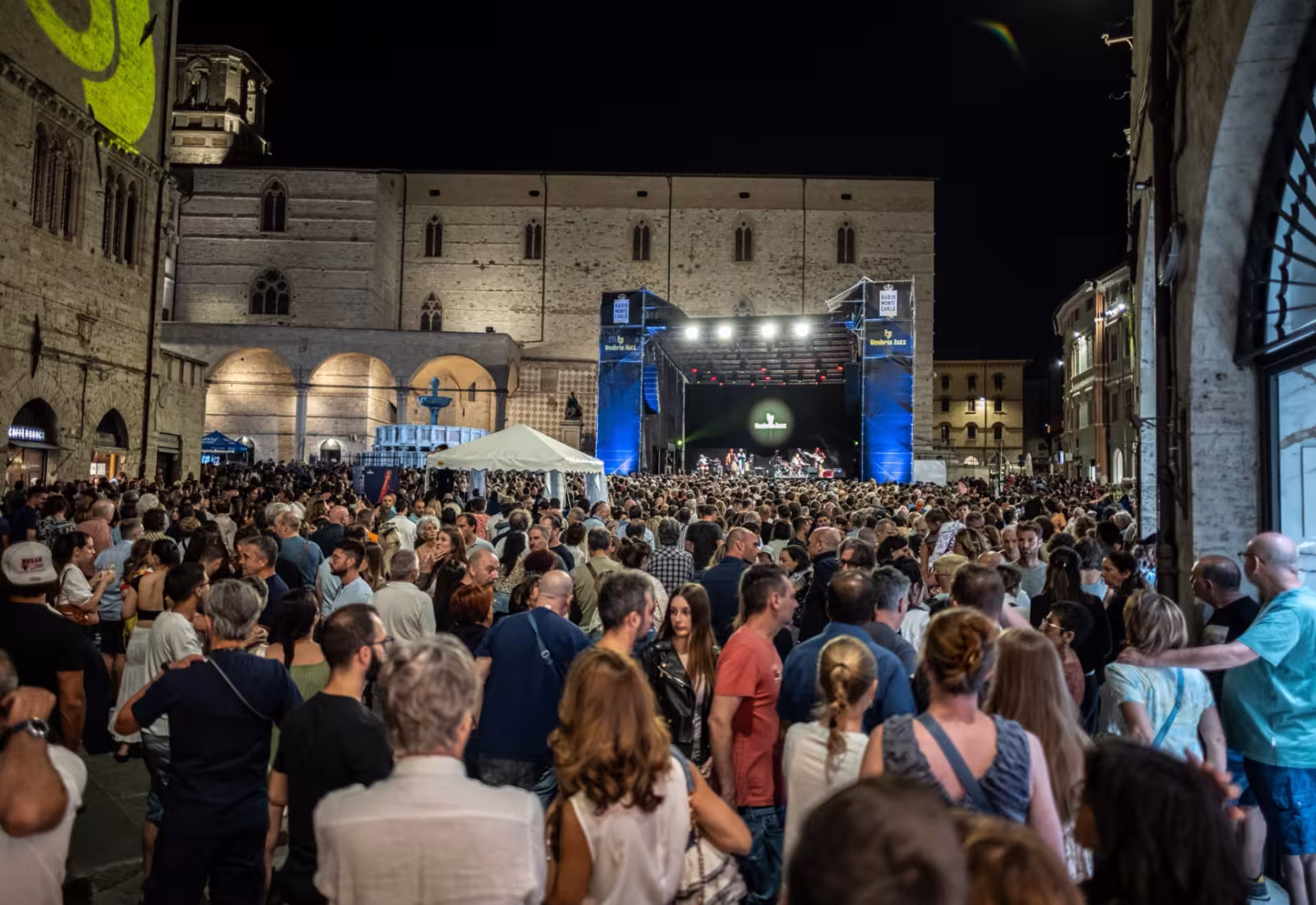 Umbria Jazz festival crowd